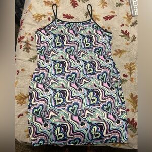 Shein hearted multicolor dress